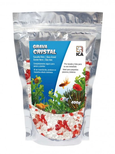 Pedras cristal Mix Vermelho 400 gr